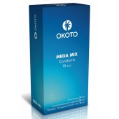 Презервативы OKOTO Mega Mix - 18 шт. - Sitabella - купить с доставкой в Первоуральске