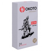 Точечные презервативы OKOTO Dotted - 12 шт. - Sitabella - купить с доставкой в Первоуральске