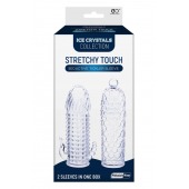 Набор из 2 прозрачных насадок на член Seductive Tickler Sleeves Set - NMC - в Первоуральске купить с доставкой