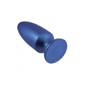 Синяя анальная пробка G Stuck Silicone Anal Plug - 13,5 см. - NMC