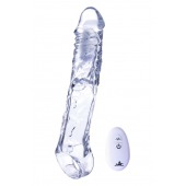 Прозрачная насадка-удлинитель Length Enhancer With Bullet с подхватом - 22,3 см. - NMC - в Первоуральске купить с доставкой