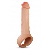 Телесная насадка-удлинитель Thrive 8.75 Inch Realistic Penis Extender Sleeve - 22,2 см. - Blush Novelties - в Первоуральске купить с доставкой