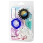 Набор из 3 эрекционных колец разного цвета и рельефа - Boys of Toys - в Первоуральске купить с доставкой