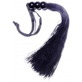 Черная силиконовая плетка - 25,4 см. - Boys of Toys - купить с доставкой в Первоуральске