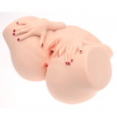 Телесный мастурбатор-полуторс Barbie - Naked Factory - в Первоуральске купить с доставкой