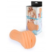 Эластичный мастурбатор в виде вагины телесного цвета - Sexy Girl - в Первоуральске купить с доставкой