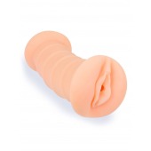 Телесный двусторонний мастурбатор с вибропулей и эрекционными кольцами в комплекте - Sexy Girl - в Первоуральске купить с доставкой