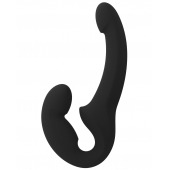 Черный безремневой страпон Share Lite - Fun Factory - купить с доставкой в Первоуральске