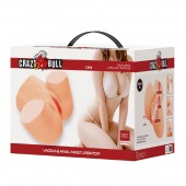 Телесный мастурбатор Liora с 2 любовными тоннелями - Baile - в Первоуральске купить с доставкой