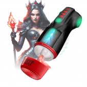 Интерактивный мастурбатор Raven с вакуумом, вибрацией и подсветкой - Shots Media BV - в Первоуральске купить с доставкой