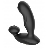 Черный вибромассажер простаты с вращающимся шариком - Secwell - в Первоуральске купить с доставкой