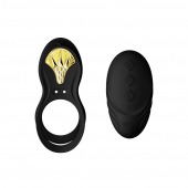 Черное эрекционное виброкольцо Bayek с пультом ДУ - Zalo - в Первоуральске купить с доставкой