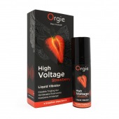 Жидкий вибратор Orgie High Voltage Strawberry - 15 мл. - ORGIE - купить с доставкой в Первоуральске