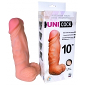 Фаллическая насадка Харнесс UNICOCK 10  - 25 см. - LOVETOY (А-Полимер) - купить с доставкой в Первоуральске