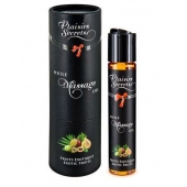 Массажное масло с ароматом экзотических фруктов Huile de Massage Gourmande Fruits Exotiques - 59 мл. - Plaisir Secret - купить с доставкой в Первоуральске