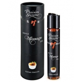 Массажное масло с ароматом крем брюле Huile de Massage Gourmande Creme Brulée - 59 мл. - Plaisir Secret - купить с доставкой в Первоуральске