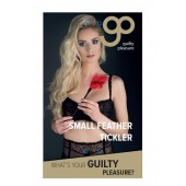 Пластиковая метелочка с красными пёрышками Small Feather Tickler - 32 см. - Blush Novelties - купить с доставкой в Первоуральске