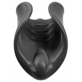 Чёрный мастурбатор Vibrating Silicone Stimulator с вибрацией - Pipedream - в Первоуральске купить с доставкой