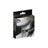 Узенький ошейник из полиуретана с кольцом - Bijoux Pour Toi - купить с доставкой в Первоуральске