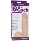 Ультра реалистичная насадка Vac-U-Lock  6  ULTRASKYN Cock - 17,3 см. - Doc Johnson - купить с доставкой в Первоуральске
