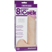 Ультрареалистичная насадка для трусиков Vac-U-Lock 8  ULTRASKYN Cock - 20,57 см. - Doc Johnson - купить с доставкой в Первоуральске