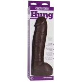 Большая насадка для трусиков Vac-U-Lock Realistic Hung - 31,7 см. - Doc Johnson - купить с доставкой в Первоуральске