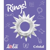 Прозрачное эрекционное кольцо Rings Cristal - Lola Games - в Первоуральске купить с доставкой