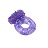 Фиолетовое эрекционное кольцо с вибрацией Rings Axle-pin - Lola Games - в Первоуральске купить с доставкой