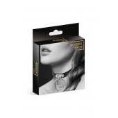 Черный чокер с двумя кольцами - Bijoux Pour Toi - купить с доставкой в Первоуральске