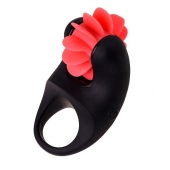 Чёрно-красное эрекционное виброкольцо Erotist - Erotist Adult Toys - в Первоуральске купить с доставкой