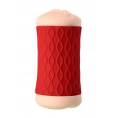 Двухсторонний мастурбатор JOS  NADIN в красном цилиндре - JOS - в Первоуральске купить с доставкой