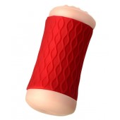 Двухсторонний мастурбатор JOS  NADIN в красном цилиндре - JOS - в Первоуральске купить с доставкой