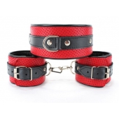 Кожаный БДСМ-набор - БДСМ Арсенал - купить с доставкой в Первоуральске