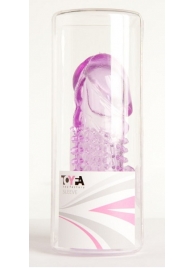 Фиолетовая насадка с коготком и шипами - 13 см. - Toyfa Basic - в Первоуральске купить с доставкой