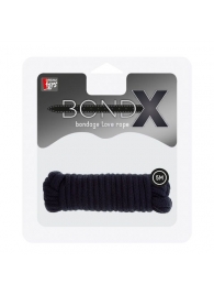 Чёрная веревка для связывания BONDX LOVE ROPE - 5 м. - Dream Toys - купить с доставкой в Первоуральске