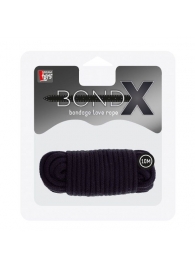 Черная веревка для связывания BONDX LOVE ROPE - 10 м. - Dream Toys - купить с доставкой в Первоуральске