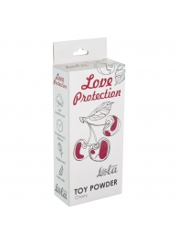 Пудра для игрушек Love Protection с ароматом вишни - 30 гр. - Lola Games - купить с доставкой в Первоуральске