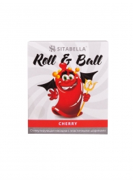 Стимулирующий презерватив-насадка Roll   Ball Cherry - Sitabella - купить с доставкой в Первоуральске