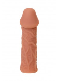 Телесная реалистичная насадка KOKOS Extreme Sleeve 05 с дополнительной стимуляцией - 12,7 см. - KOKOS - в Первоуральске купить с доставкой