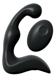 Черный вибромассажер простаты с пультом ДУ Control P-Spot Pro - Pipedream - в Первоуральске купить с доставкой