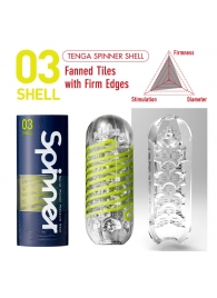 Мастурбатор SPINNER Shell - Tenga - в Первоуральске купить с доставкой