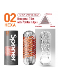 Мастурбатор SPINNER Hexa - Tenga - в Первоуральске купить с доставкой