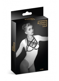 Черная упряжь на грудь Clara - Bijoux Pour Toi - купить с доставкой в Первоуральске