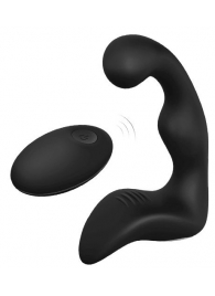 Черный вибромассажер простаты REMOTE BOOTY PLEASER - Dream Toys - в Первоуральске купить с доставкой