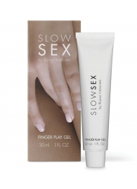 Гель для мастурбации с ароматом кокоса Slow Sex Finger Play Gel - 30 мл. - Bijoux Indiscrets - купить с доставкой в Первоуральске