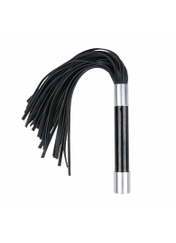 Черная плеть Easytoys Flogger With Metal Grip - 38 см. - Easy toys - купить с доставкой в Первоуральске