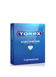 Гладкие презервативы Torex  Классические  - 3 шт. - Torex - купить с доставкой в Первоуральске