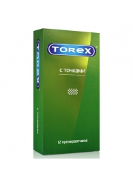 Текстурированные презервативы Torex  С точками  - 12 шт. - Torex - купить с доставкой в Первоуральске