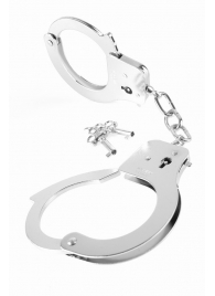 Металлические серебристые наручники Designer Metal Handcuffs - Pipedream - купить с доставкой в Первоуральске