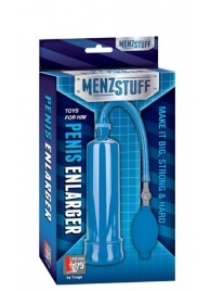 Синяя вакуумная помпа MENZSTUFF PENIS ENLARGER - Dream Toys - в Первоуральске купить с доставкой